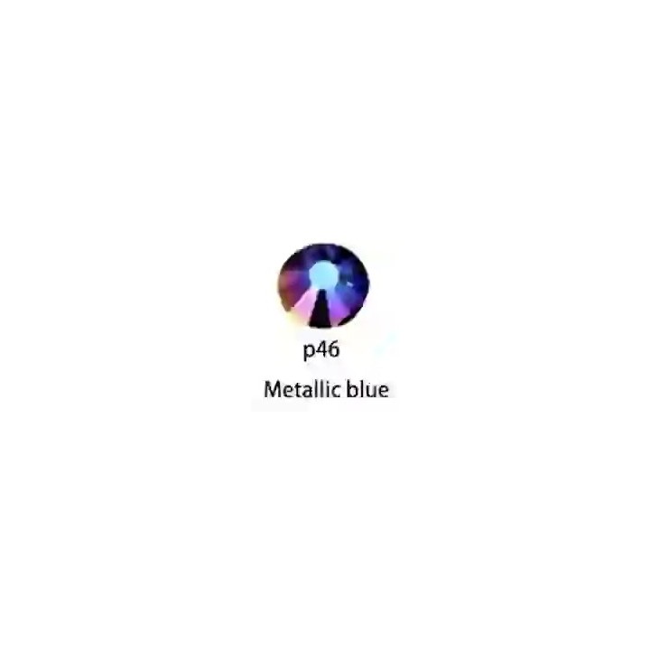 Strass DentairesMetallic blue
