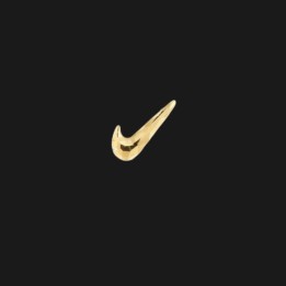 Tooth jewelry Gold swoosh