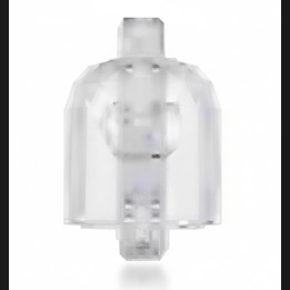 Clip strass central silver - 1