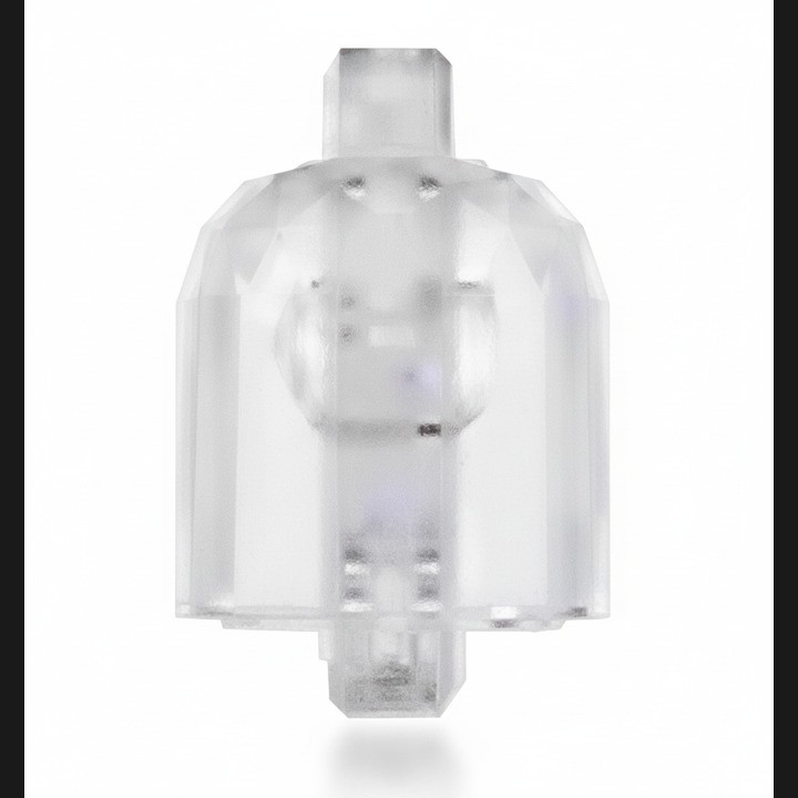 Clip strass central silver - 1