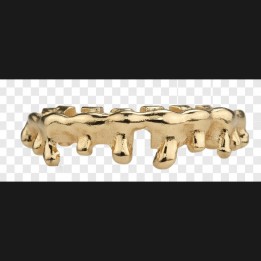 Grillz bottom gold - drip design