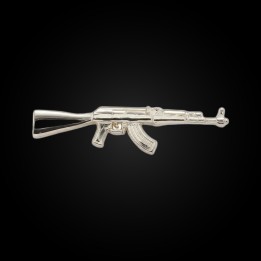 Grillz Einzelzahn Gold - AK-Gewehr-Motiv