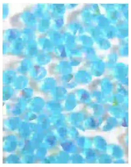 Aquamarine AB micro crystal AB 1.2mm - 1