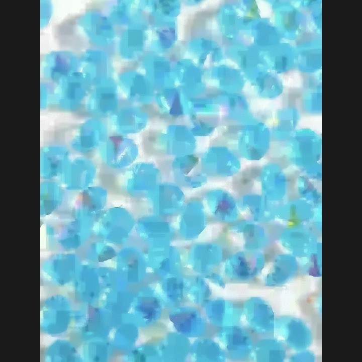Strass dentaire Aquamarine AB Micro Crystal 1,2 mm