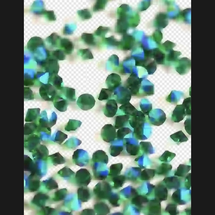 Gemma dentale Micro Cristallo AB Emerald 1,2 mm
