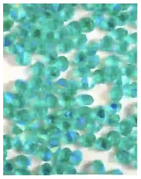 Green Zircon AB Micro crystal AB 1.2mm - 1