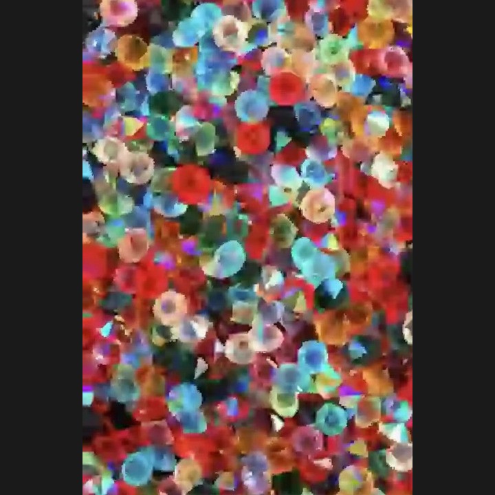 Zahnschmuck Mixed Color AB Mikro-Kristall 1,2 mm