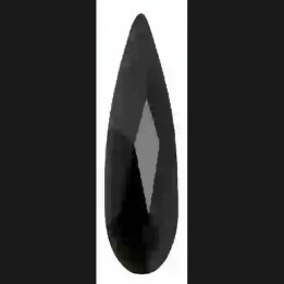 Goutte Jet Black 2*6mm - 1