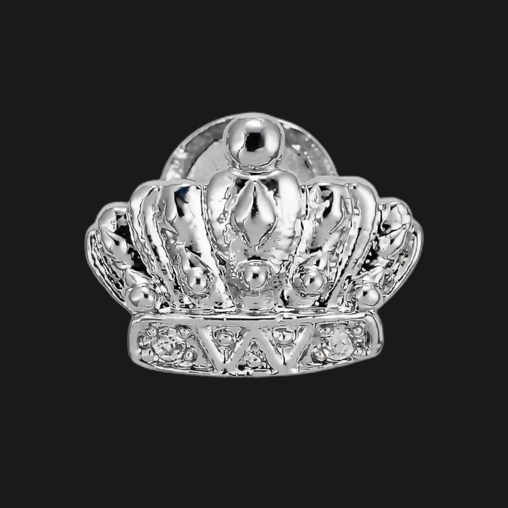 Grillz single tooth silver - crown design