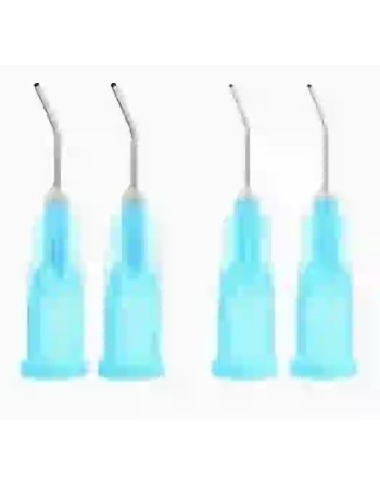 20x Embout coudé bleu - 1