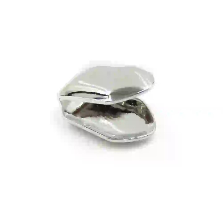 Grillz Einzelzahn Silber - facettierte Cap
