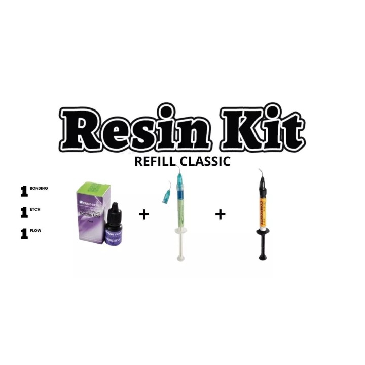 Kit 3 adesivi in resina - per gemme dentali