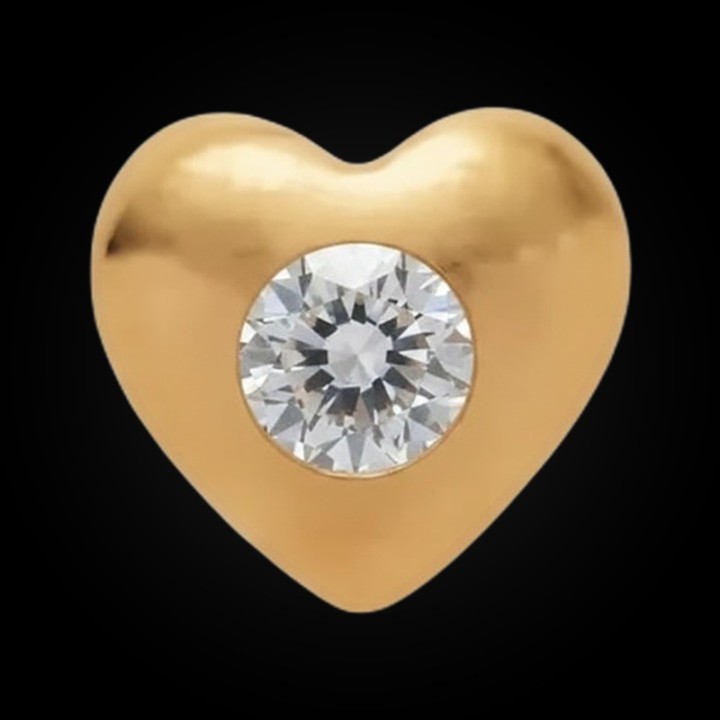 Strass DentairesCoeur diamant