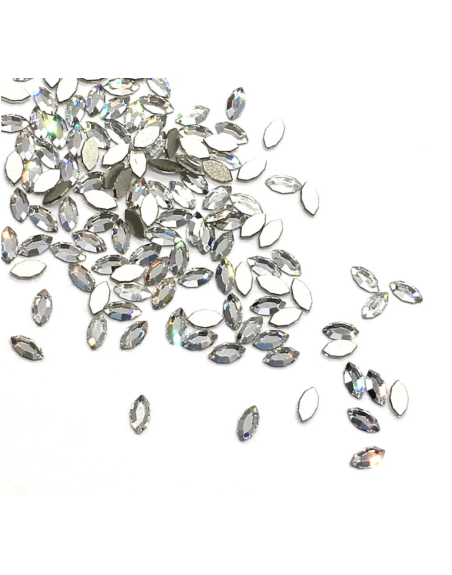 Mini Schmetterling Swarovski 4x2mm | Zauberhafte Zahnstrass