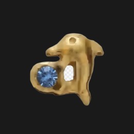 Strass Dentairesdauphin w Saphir