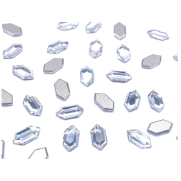 Strass Hexágono Swarovski 8.2x4.2mm | Forma Geométrica