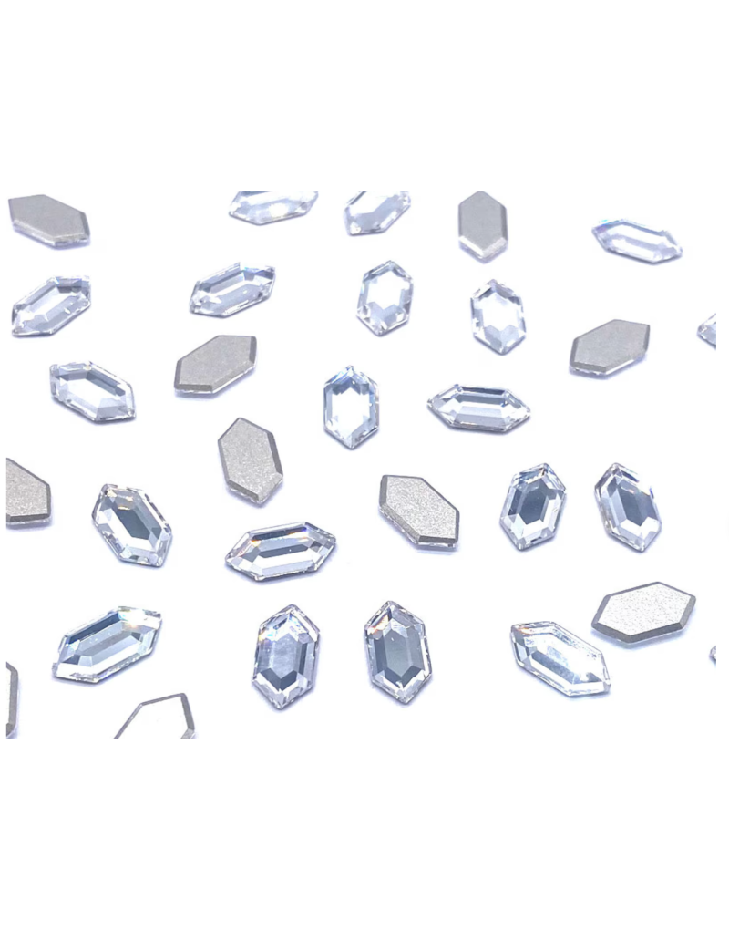 Swarovski Hexagon Rhinestone 8.2x4.2mm | Geometric Shape