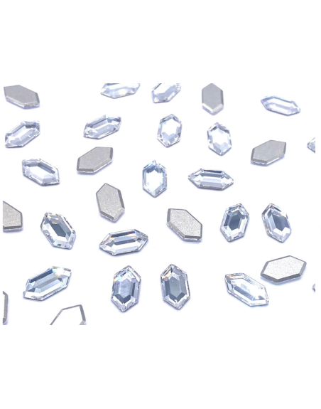 Strass Hexágono Swarovski 8.2x4.2mm | Forma Geométrica