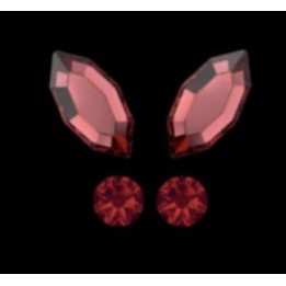 Zahnschmuck Schmetterling Citrin Strass