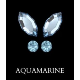 Zahn Strass Schmetterling Crystal AB Aurora Borealis