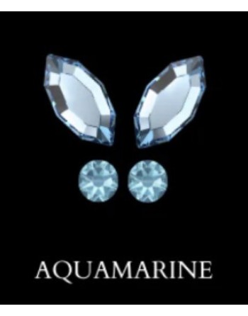 Zahn Strass Schmetterling Crystal AB Aurora Borealis