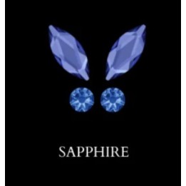 Butterfly Blue - Strass Dentali