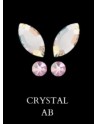 Strass dentale farfalla Crystal AB aurora boreale