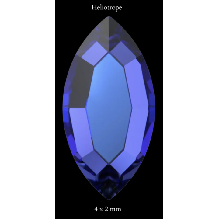 Aile papillon Blue 2x4 mm