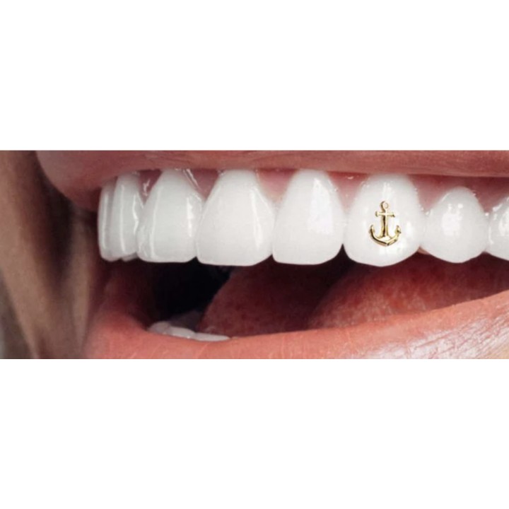 Gioiello dentale Ancora oro
