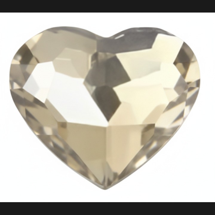 Strass Hart Lichtroze | Romantische Tandtooi