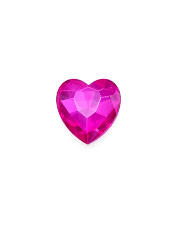 Coeur Fushia Rose