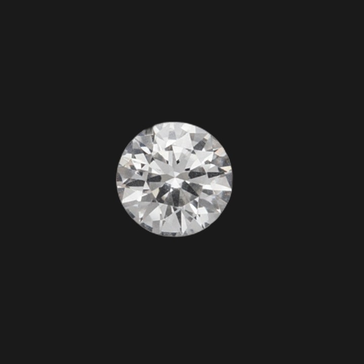 Strass DentairesRond Diamant 0,02 ct or blanc