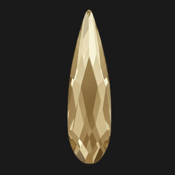 Goutte Champagne 2*6mm - Perles Élégantes pour Vos Créations Bijoux