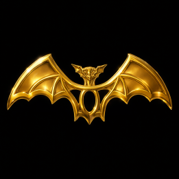 Chauve-souris Bijoux Dentaire Or Jaune 18-24K | Élégance Dentaire Glamour