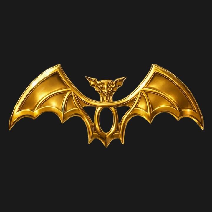 Yellow Gold 18-24K Bat Dental Jewelry | Glamorous Dental Elegance