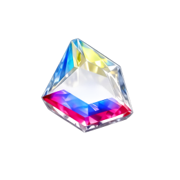 Shield 5*5mm Crystal AB - Tandstrass