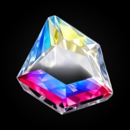 Tooth gem Shield 5.5 mm Crystal AB