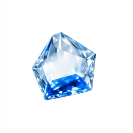 Shield 5*5mm Crystal Ocean
