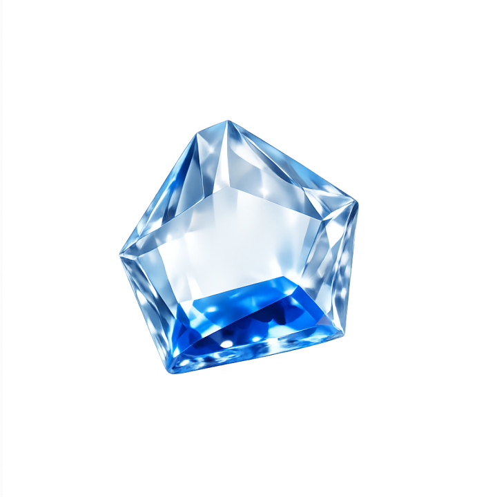 Shield 5*5mm Crystal Ocean