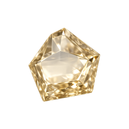 Shield 5*5mm Crystal Champagne