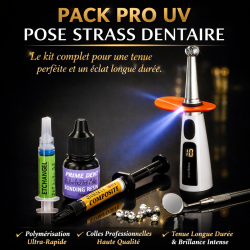 Pack Pro UV - Pose Strass Dentaire
