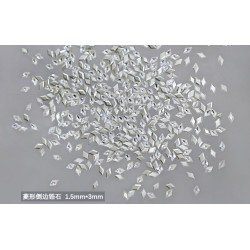 Zircania Micro Losange Crystal - Pack 10 pcs 1.5x3 mm