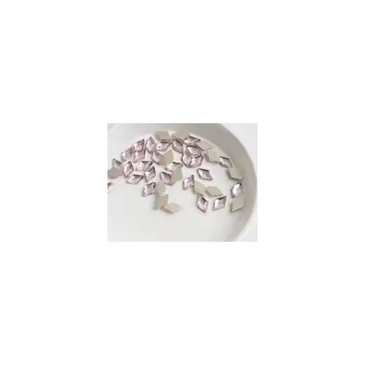 Rosa Micro Rhombus 1.5 x 3 mm - Pack 10 | Zircania