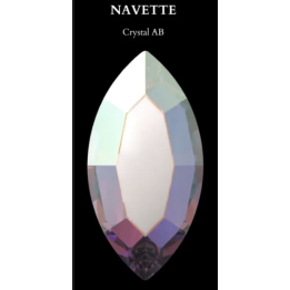 Micro Navette Crystal AB 1.5x3 mm - Pack 10 pcs | Zircania