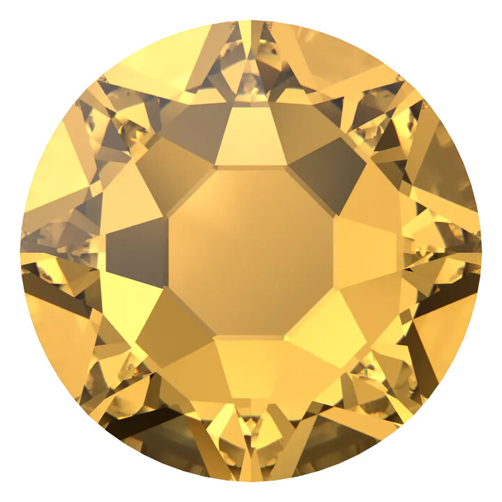 Golden Topaz Swarovski SS3 | Strass Dentaire Topaze doré