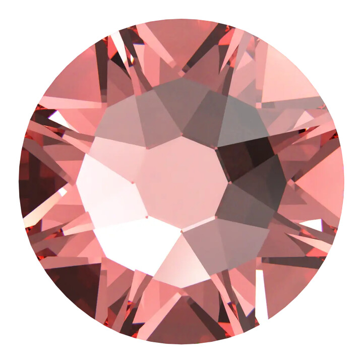 Rose Peach Swarovski SS3-SS8 | Strass Dentaire Rose pêche