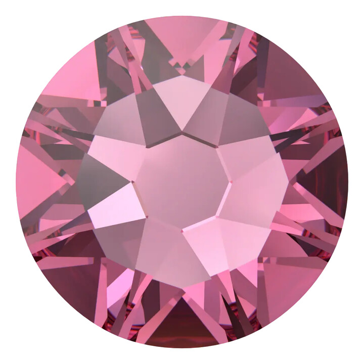Rose Swarovski SS3-SS8 | Strass Dentaire Rose tendre