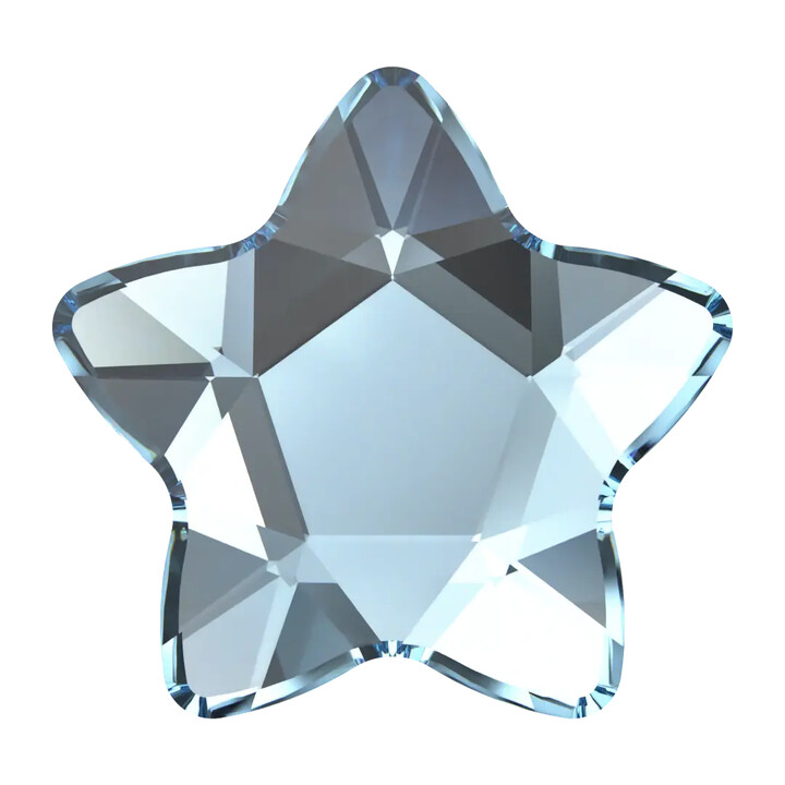 Fleur Aquamarine Swarovski | Strass Dentaire Forme Fleur