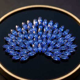 Aile papillon Blue 2x4 mm