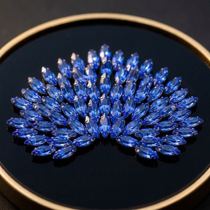 Aile papillon Blue 2x4 mm